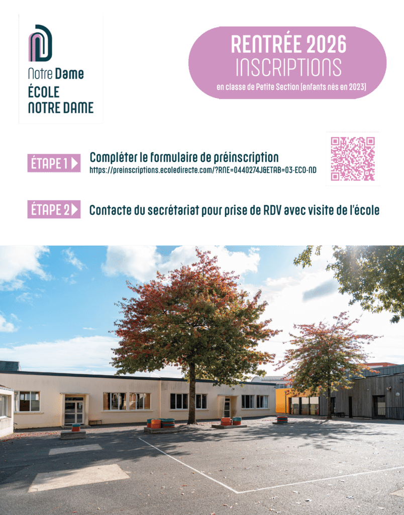Ecole Notre Dame-Inscriptions